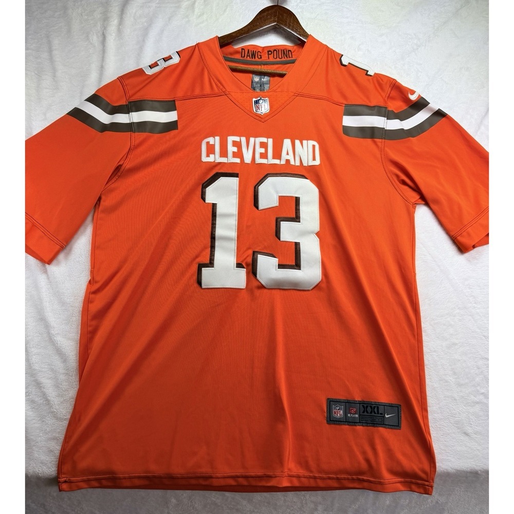Nike On Field OBJ Odell Beckham Jr Cleveland Browns Jersey Dawg Pound Men's XXL